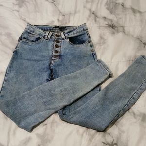 4/$10 Acid Wash Skinny Jeans